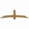 Ekena Millwork Bellingham Rough Sawn Timber Gable Bracket, Western Red Cedar, 84"W x 24"H x 4"D x 6"F, 7/12 Pitch GBW084X24X0406BEL00RWR - alternate 1